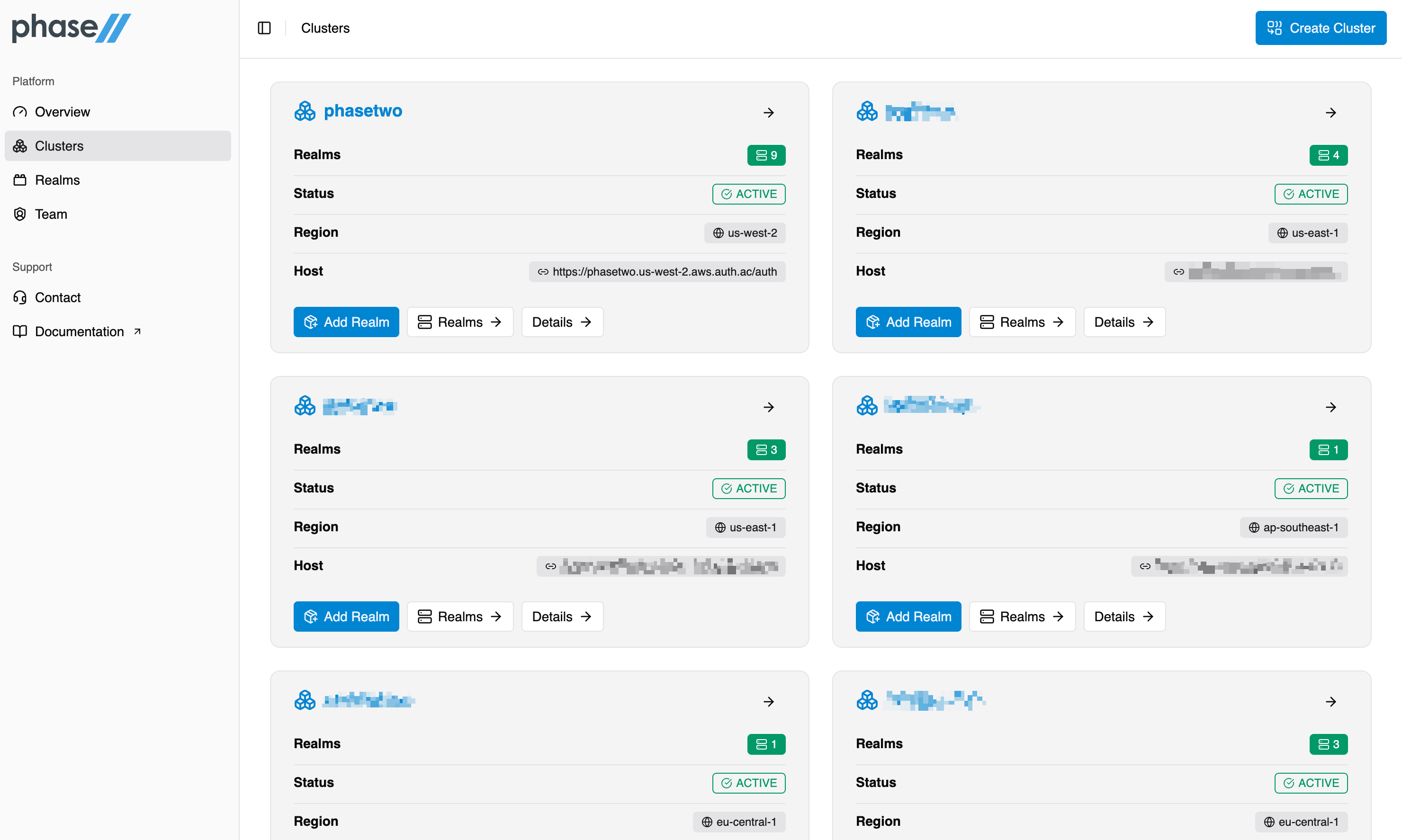 Phase Two Dash Cluster